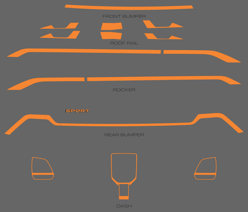 Subaru Forester (SUV) | 2022-2024 | Exterior Trim | #SUFO22EXK