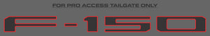 Ford F-150 (SuperCrew) | 2025-2025 | 2Tones Tailgate Logo | #FOF125Li1