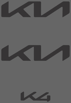 Kia K4 (Sedan) | 2025-2026 | Badging | #KIK425BDG