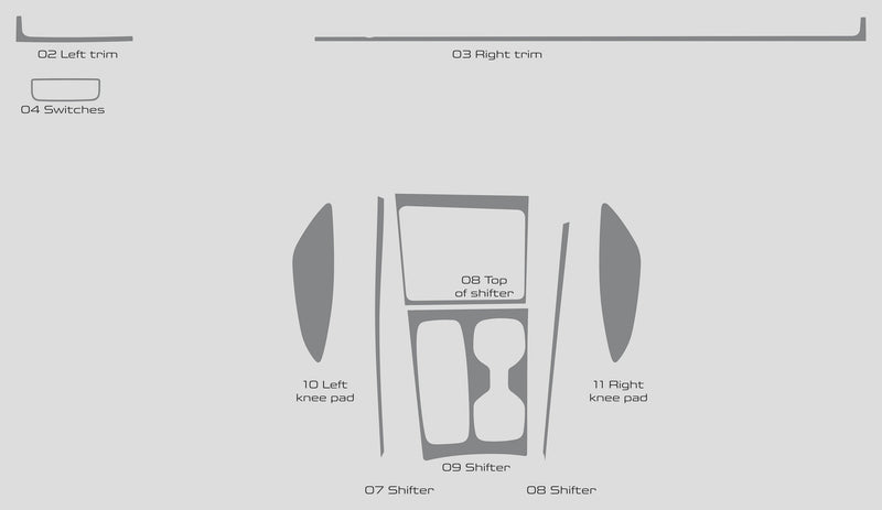 Hyundai Santa Cruz (Pickup) | 2025-2025 | Dash kit (Signature) | #LUXSC25SGN