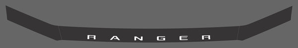 Ford Ranger (SuperCab) | 2023-2025 | Hood Deflector w/logo | #FORA23DEL