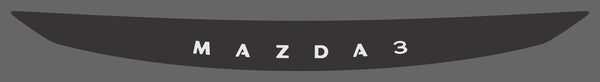 Mazda 3 (Sedan) | 2019-2025 | Hood Deflector w/logo | #MAM319DEL