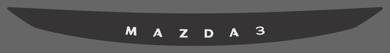 Mazda 3 (Hatchback) | 2019-2025 | Hood Deflector w/logo | #MAM319DEL