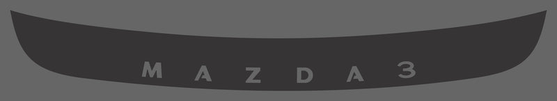 Mazda 3 (Hatchback) | 2019-2025 | Bumper protector w/logo | #MAM319BUL