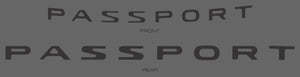 Honda Passport (SUV) | 2026-2026 | Hood and Tailgate Logos | #HOPA26LOK