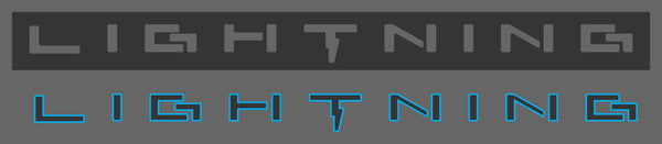 Ford F-150 Lightning (Crew Cab) | 2022-2025 | Hood Logo | #FOFL22LIT