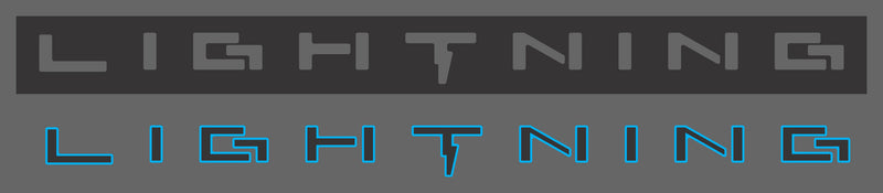Ford F-150 Lightning (Crew Cab) | 2022-2025 | Hood Logo | #FOFL22LIT