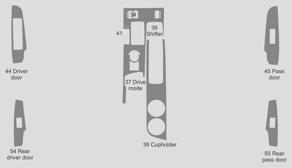 Lexus IS C (Coupe) | 2014-2020 | Dash kit (Signature) | #LEIS14SGN