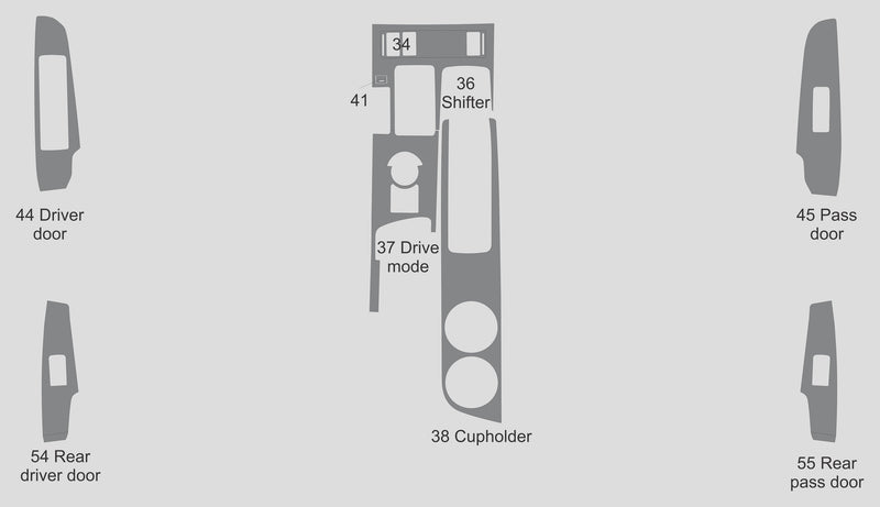 Lexus IS C (Coupe) | 2014-2020 | Dash kit (Signature) | #LEIS14SGN