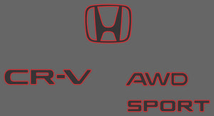 Honda CR-V (SUV) | 2023-2026 | Badging | #HOCR23BDI