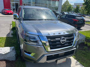 Nissan Armada (SUV) | 2021-2024 | Hood Deflector w/logo | #LUXAR21DEL