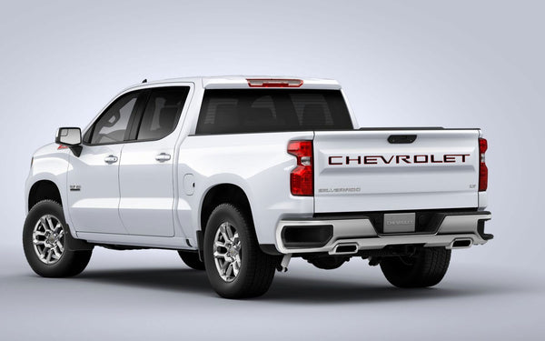 Chevrolet Silverado 1500 (Regular Cab) | 2019-2025 | 2Tones Tailgate Logo | #CHSI19LOI