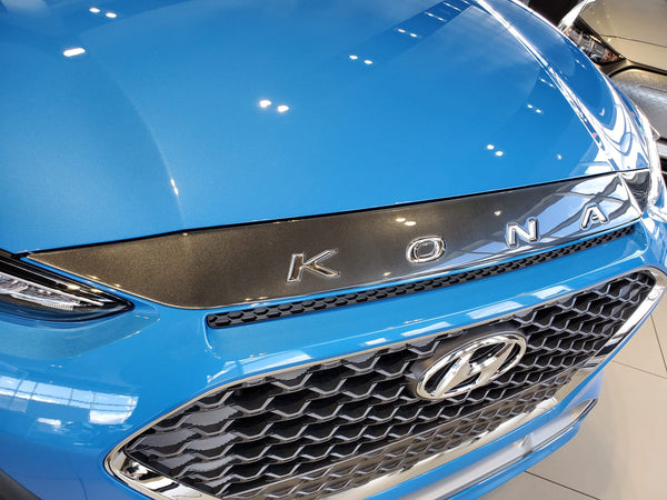 Hyundai Kona (VUS) | 2020-2021 | Déflecteur de capot avec logo | #HYKO18DEL