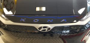 Hyundai Kona (SUV) | 2018-2021 | Hood Deflector w/logo | #HYKE18DEL