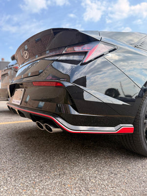 Hyundai Elantra N Line (Sedan) | 2024-2026 | Rocker Kit | #LUXEN24RKK
