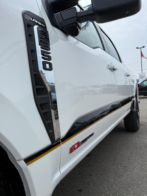 Ford F-350 Super Duty (Crew Cab) | 2023-2026 | Hood and Tailgate Logos | #FOF223LOK