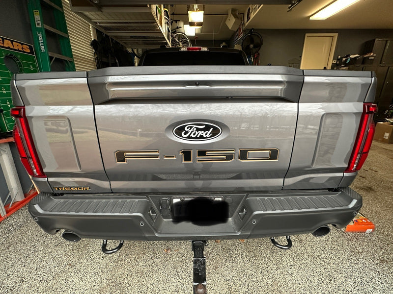 Ford F-150 (Regular Cab) | 2021-2025 | 2Tones Tailgate Logo | #FOF121LOI