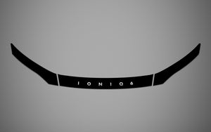 Hyundai Ioniq 6 (Sedan) | 2023-2025 | Hood Deflector w/logo | #LUXI623DEL