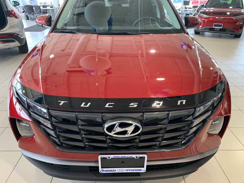 Hyundai Tucson N Line (SUV) | 2022-2025 | Hood Deflector w/logo | #HYTU22DEL