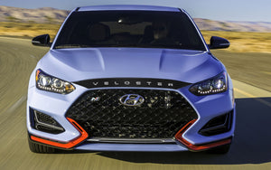 Hyundai Veloster (Hatchback) | 2019-2022 | Hood Deflector w/logo | #HYVE19DEL