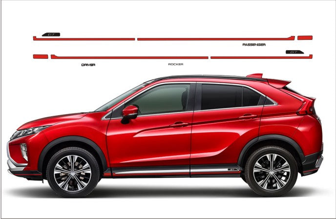 Mitsubishi Eclipse Cross (SUV) | 2018-2021 | Rocker Kit | #LUXECG18RKR