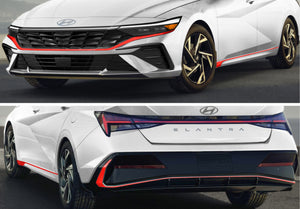 Hyundai Elantra (Sedan) | 2024-2025 | Rocker Kit | #HMAEL24RKN