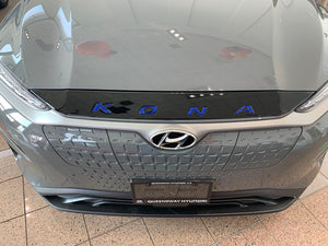 Hyundai Kona (SUV) | 2018-2021 | Hood Deflector w/logo | #LUXKE18DEL