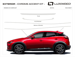 Mazda CX-3 (VUS) | 2016-2022 | Garniture extérieure | #MAC316EXT