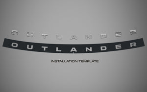 Mitsubishi Outlander (SUV) | 2022-2026 | Hood Logo | #LUXOU22LOG