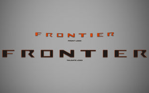 Nissan Frontier (King Cab) | 2022-2024 | 2Tones Hood and Tailgate Logos | #LUXFR22LIK