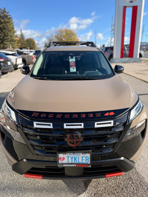 Nissan Rogue Midnight Edition (SUV) | 2021-2026 | Hood Deflector + logo | #NIRO21DE2