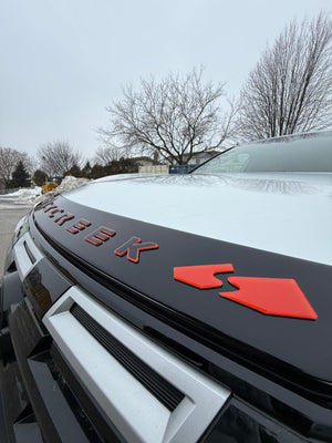 Nissan Rogue (SUV) | 2021-2026 | Hood Deflector + logo | #LUXRO21DE2