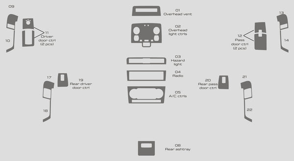 Audi A3 (Wagon) | 2006-2013 | OEM Complement | #AUA306FM