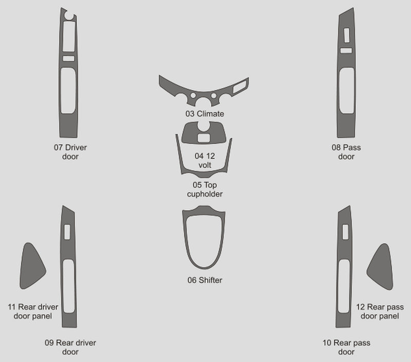 Chevrolet Spark (Hatchback) | 2013-2015 | Dash kit (Signature) | #CHSP13SGN