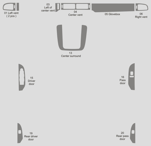 Chevrolet Suburban (SUV) | 2007-2013 | Original Selection | #CHSU07OEM