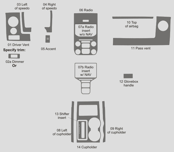 Ford F-150 (SuperCab) | 2013-2014 | Dash kit (Signature) | #FOFU13SGN