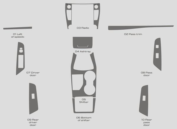 Toyota Camry (Sedan) | 2015-2017 | Dash kit (Signature) | #TOCA15SGN