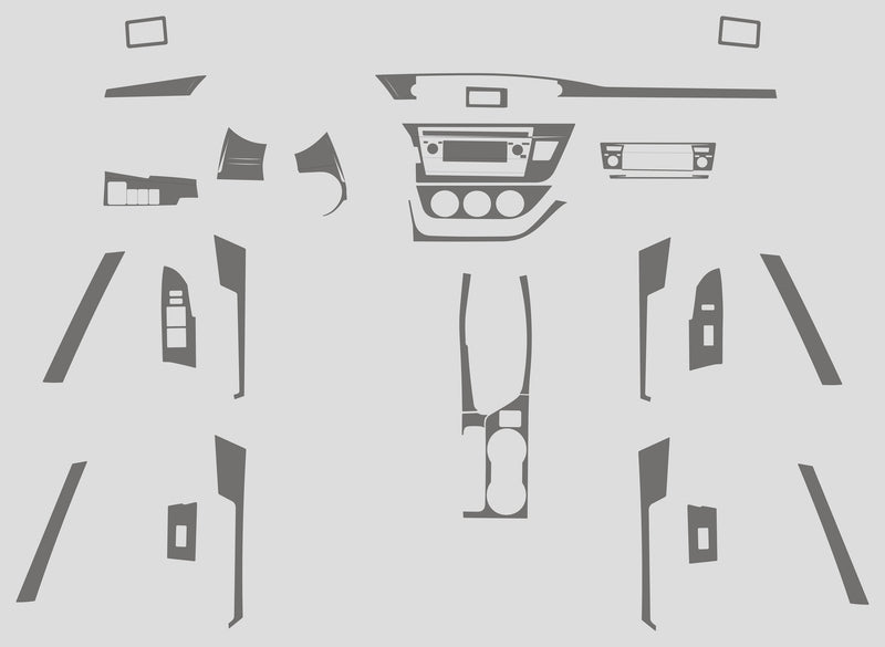 Toyota Corolla (Sedan) | 2014-2016 | Dash kit (Full) | #TOCO14INF