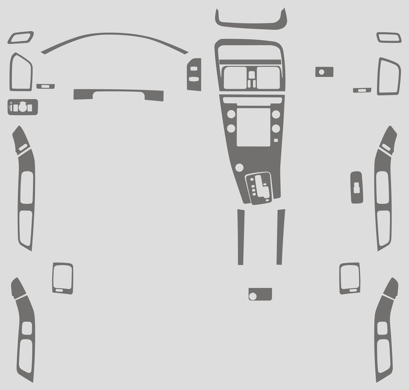 Volvo XC60 (VUS) | 2010-2012 | Kit tableau de bord (complet) | #VOX609INF