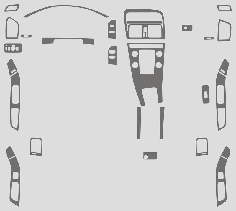 Volvo XC60 (SUV) | 2013-2016 | Dash kit (Full) | #VOX613INF