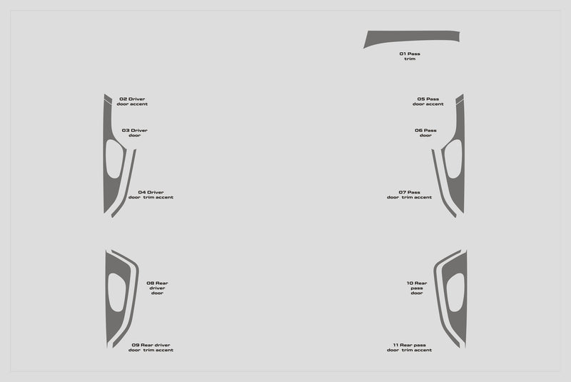 Nissan Rogue (VUS) | 2014-2016 | Kit tableau de bord (Signature) | #NIRO14SGN