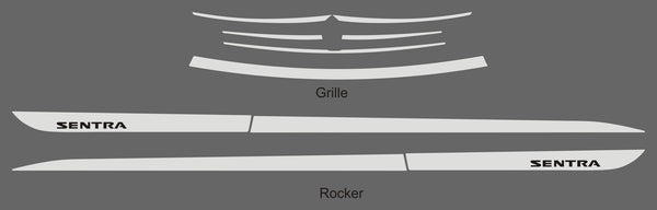 Nissan Sentra (Sedan) | 2013-2019 | Rocker Kit | #NISE13RKK