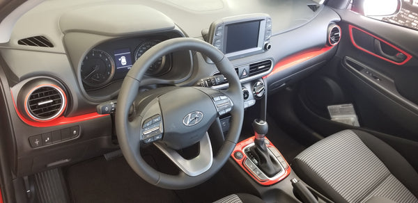 Hyundai Kona (VUS) | 2018-2021 | Kit tableau de bord (Signature) | #HYKO18SGN