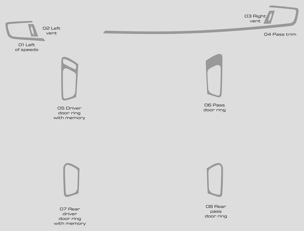 Kia Optima (berline) | 2016-2020 | Kit tableau de bord (Signature) | #KIOP16SGN