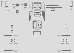 Ford F-150 (SuperCrew) | 2015-2017 | Kit tableau de bord (complet) | #FOF1U15INF