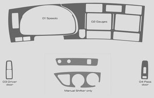 Kenworth T680 (Camion) | 2013-2021 | Kit tableau de bord (complet) | #KET613INF