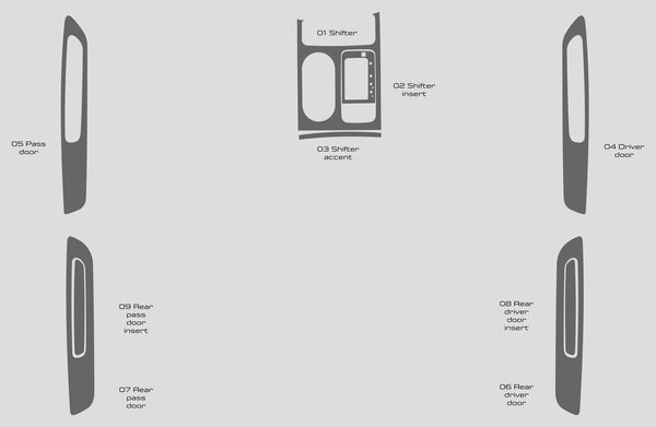 Kia Sedona (Minifourgonnette) | 2016-2021 | Kit tableau de bord (Signature) | #KICA16SGN