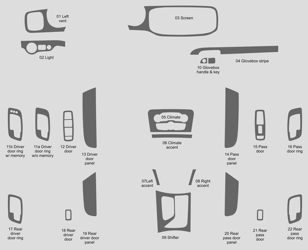 Dodge Charger (Sedan) | 2015-2023 | Dash kit (Full) | #DOCR15INF