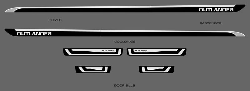 Mitsubishi Outlander (SUV) | 2018-2021 | Exterior Trim | #LUXOU16PPP