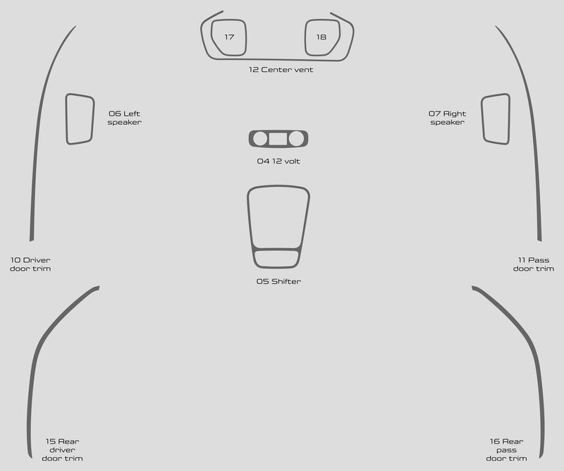 Hyundai Venue (SUV) | 2020-2023 | Kit tableau de bord (Signature) | #HYVU20SGN